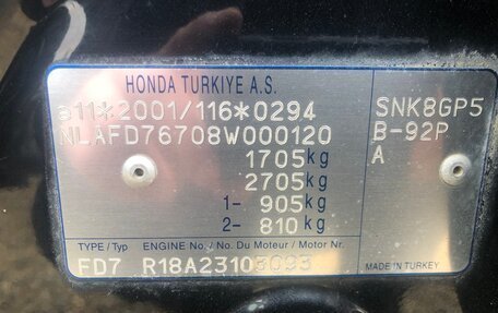 Honda Civic VIII, 2008 год, 1 070 000 рублей, 16 фотография