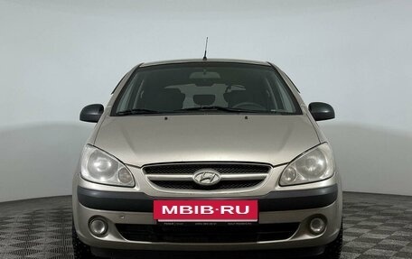 Hyundai Getz I рестайлинг, 2008 год, 477 000 рублей, 2 фотография