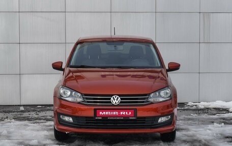 Volkswagen Polo VI (EU Market), 2016 год, 1 295 000 рублей, 3 фотография