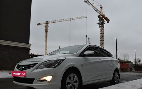 Hyundai Solaris II рестайлинг, 2015 год, 1 140 000 рублей, 28 фотография