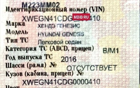 Hyundai Genesis II, 2016 год, 2 499 999 рублей, 12 фотография