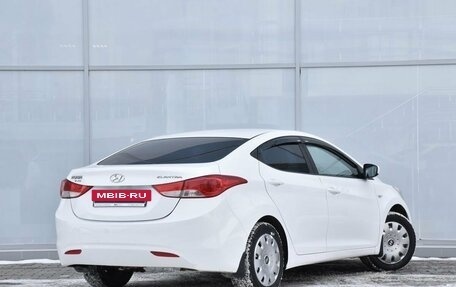 Hyundai Elantra V, 2012 год, 1 388 000 рублей, 2 фотография