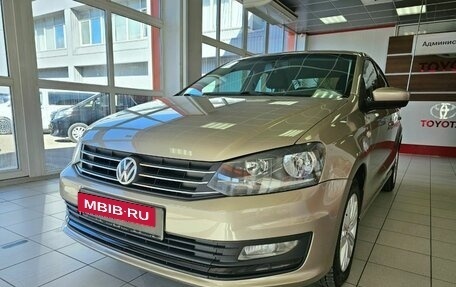 Volkswagen Polo VI (EU Market), 2016 год, 1 345 000 рублей, 3 фотография