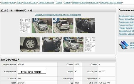 Toyota Vitz, 2009 год, 770 000 рублей, 3 фотография