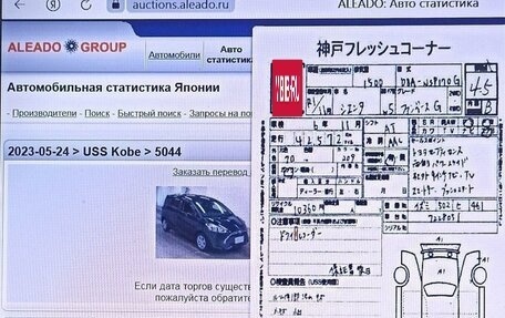 Toyota Sienta II, 2019 год, 1 797 000 рублей, 5 фотография