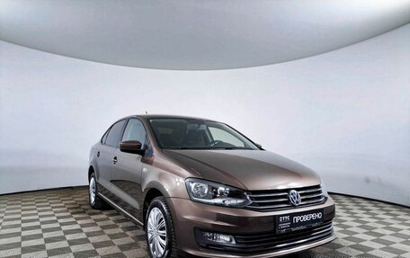 Volkswagen Polo VI (EU Market), 2016 год, 1 644 500 рублей, 3 фотография
