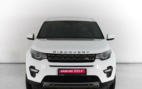 Land Rover Discovery Sport I рестайлинг, 2016 год, 2 940 000 рублей, 3 фотография