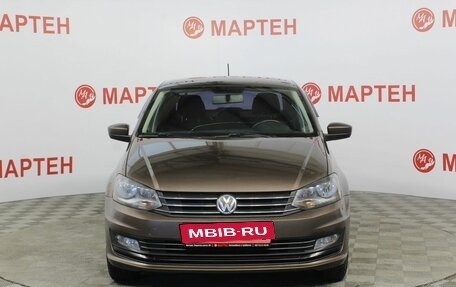 Volkswagen Polo VI (EU Market), 2016 год, 950 000 рублей, 3 фотография