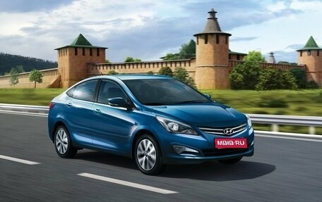 Hyundai Solaris II рестайлинг, 2014 год, 660 000 рублей, 1 фотография