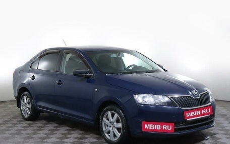 Skoda Rapid I, 2015 год, 788 000 рублей, 3 фотография