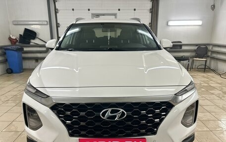 Hyundai Santa Fe IV, 2019 год, 3 390 000 рублей, 4 фотография