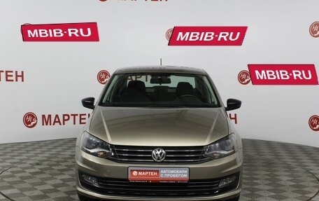 Volkswagen Polo VI (EU Market), 2017 год, 1 290 000 рублей, 2 фотография