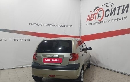 Hyundai Getz I рестайлинг, 2008 год, 570 000 рублей, 7 фотография