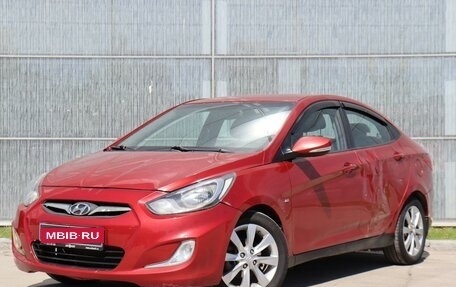 Hyundai Solaris II рестайлинг, 2011 год, 770 000 рублей, 1 фотография