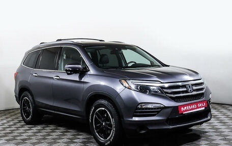 Honda Pilot III рестайлинг, 2016 год, 2 550 000 рублей, 3 фотография