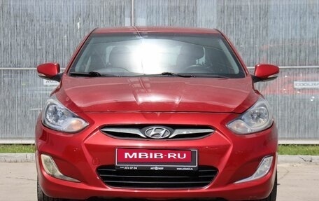 Hyundai Solaris II рестайлинг, 2011 год, 770 000 рублей, 2 фотография