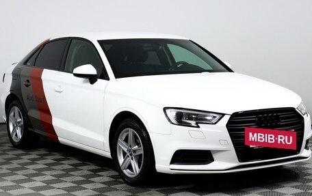 Audi A3, 2018 год, 2 177 000 рублей, 3 фотография