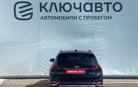 Hyundai Santa Fe IV, 2018 год, 3 033 000 рублей, 4 фотография