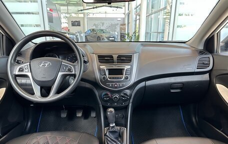 Hyundai Solaris II рестайлинг, 2014 год, 1 100 000 рублей, 21 фотография