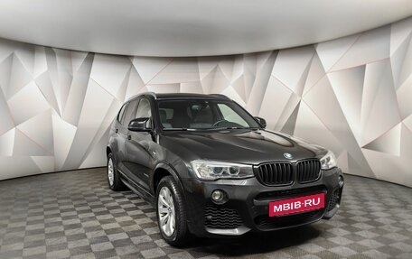 BMW X3, 2017 год, 3 088 000 рублей, 3 фотография