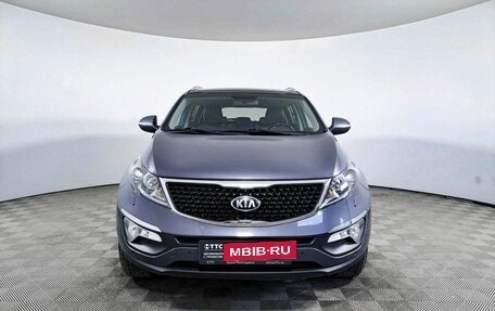 KIA Sportage III, 2014 год, 1 801 500 рублей, 2 фотография