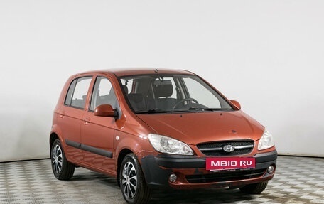 Hyundai Getz I рестайлинг, 2008 год, 677 000 рублей, 3 фотография