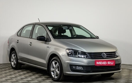 Volkswagen Polo VI (EU Market), 2018 год, 1 379 000 рублей, 3 фотография