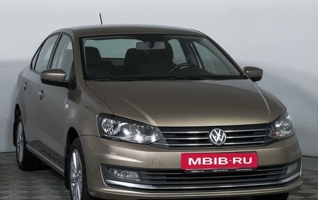 Volkswagen Polo VI (EU Market), 2018 год, 1 443 400 рублей, 3 фотография