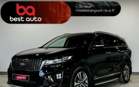 KIA Sorento III Prime рестайлинг, 2019 год, 3 590 000 рублей, 1 фотография