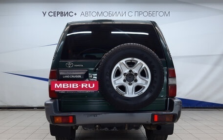 Toyota Land Cruiser Prado 90 рестайлинг, 1998 год, 660 000 рублей, 4 фотография