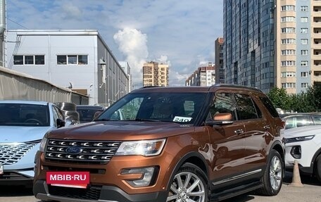 Ford Explorer VI, 2017 год, 3 099 000 рублей, 3 фотография