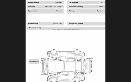 KIA cee'd III, 2021 год, 2 214 500 рублей, 20 фотография