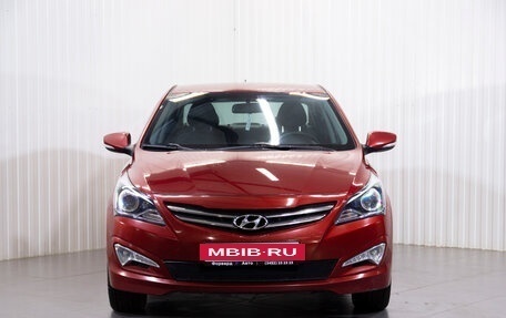 Hyundai Solaris II рестайлинг, 2015 год, 1 050 000 рублей, 3 фотография