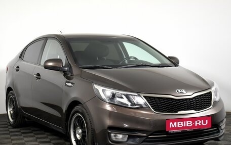 KIA Rio III рестайлинг, 2016 год, 995 000 рублей, 3 фотография