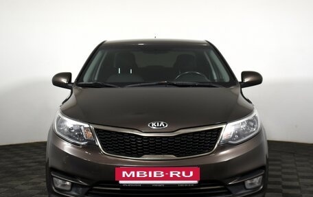 KIA Rio III рестайлинг, 2016 год, 995 000 рублей, 2 фотография