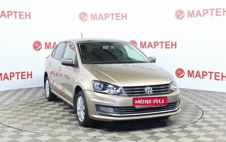 Volkswagen Polo VI (EU Market), 2015 год, 1 195 000 рублей, 3 фотография