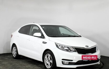 KIA Rio III рестайлинг, 2016 год, 970 000 рублей, 3 фотография