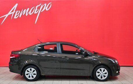 KIA Rio III рестайлинг, 2016 год, 1 029 000 рублей, 6 фотография