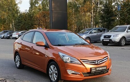 Hyundai Solaris II рестайлинг, 2014 год, 1 194 600 рублей, 3 фотография