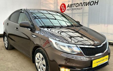 KIA Rio III рестайлинг, 2015 год, 929 000 рублей, 9 фотография