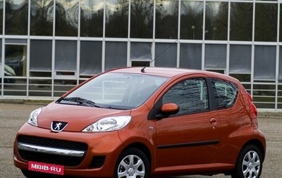 Peugeot 107 I рестайлинг, 2010 год, 365 000 рублей, 1 фотография