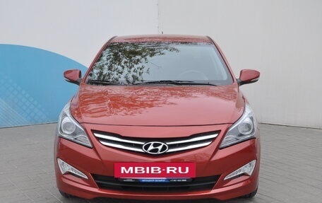 Hyundai Solaris II рестайлинг, 2015 год, 1 449 000 рублей, 2 фотография