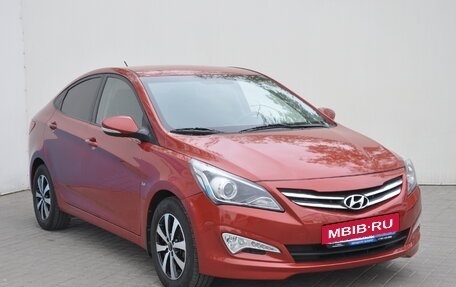 Hyundai Solaris II рестайлинг, 2015 год, 1 449 000 рублей, 3 фотография