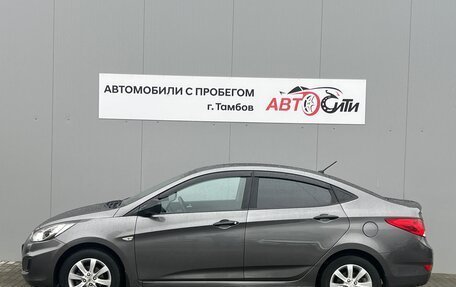 Hyundai Solaris II рестайлинг, 2011 год, 1 100 000 рублей, 4 фотография