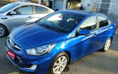 Hyundai Solaris II рестайлинг, 2011 год, 970 000 рублей, 1 фотография