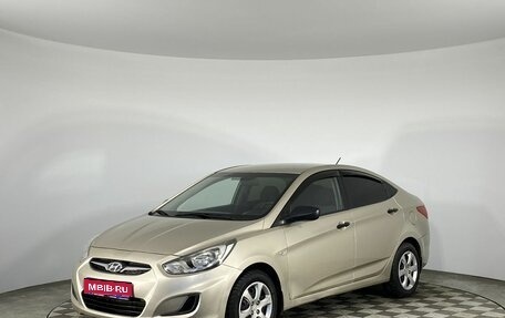 Hyundai Solaris II рестайлинг, 2011 год, 770 000 рублей, 1 фотография