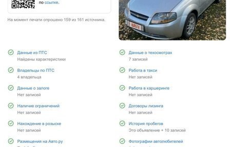 Chevrolet Aveo III, 2006 год, 309 999 рублей, 12 фотография