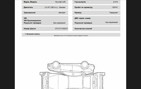 Hyundai ix35 I рестайлинг, 2014 год, 1 350 000 рублей, 19 фотография