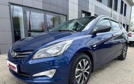 Hyundai Solaris II рестайлинг, 2014 год, 1 235 000 рублей, 25 фотография