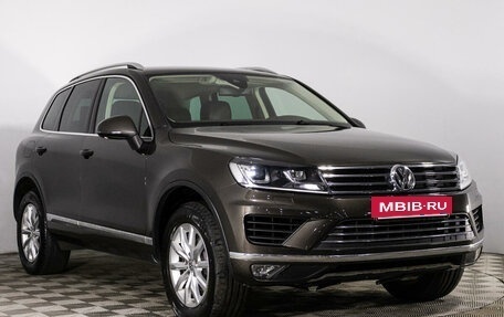 Volkswagen Touareg III, 2015 год, 3 139 874 рублей, 3 фотография